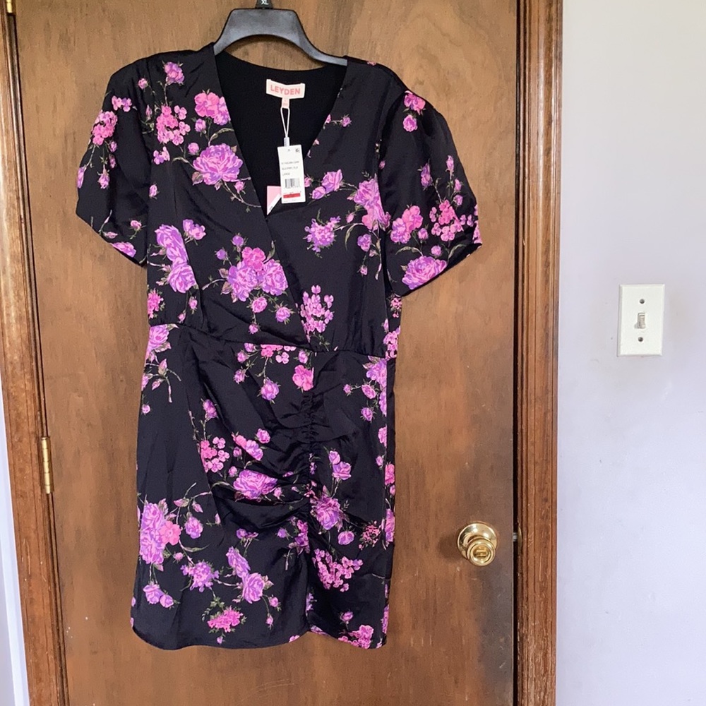 Leyden floral print retro dress size L